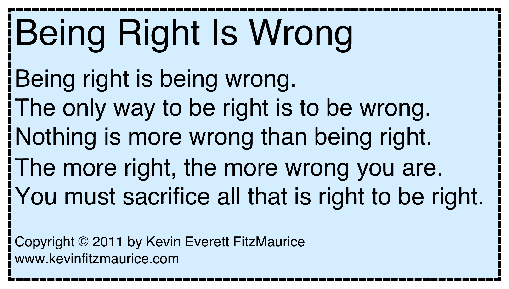 being_right