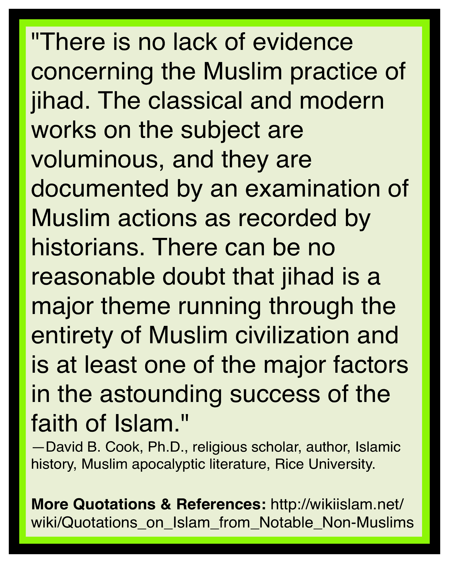 Islam is jihad