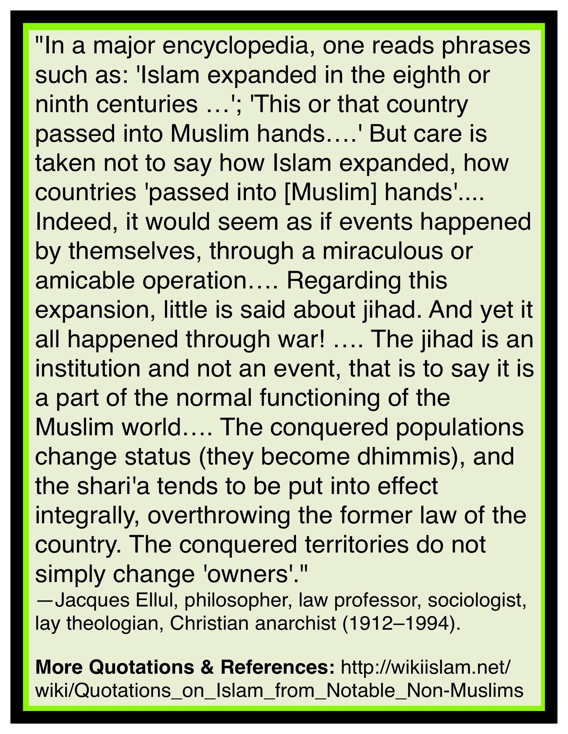 Islam history lied about