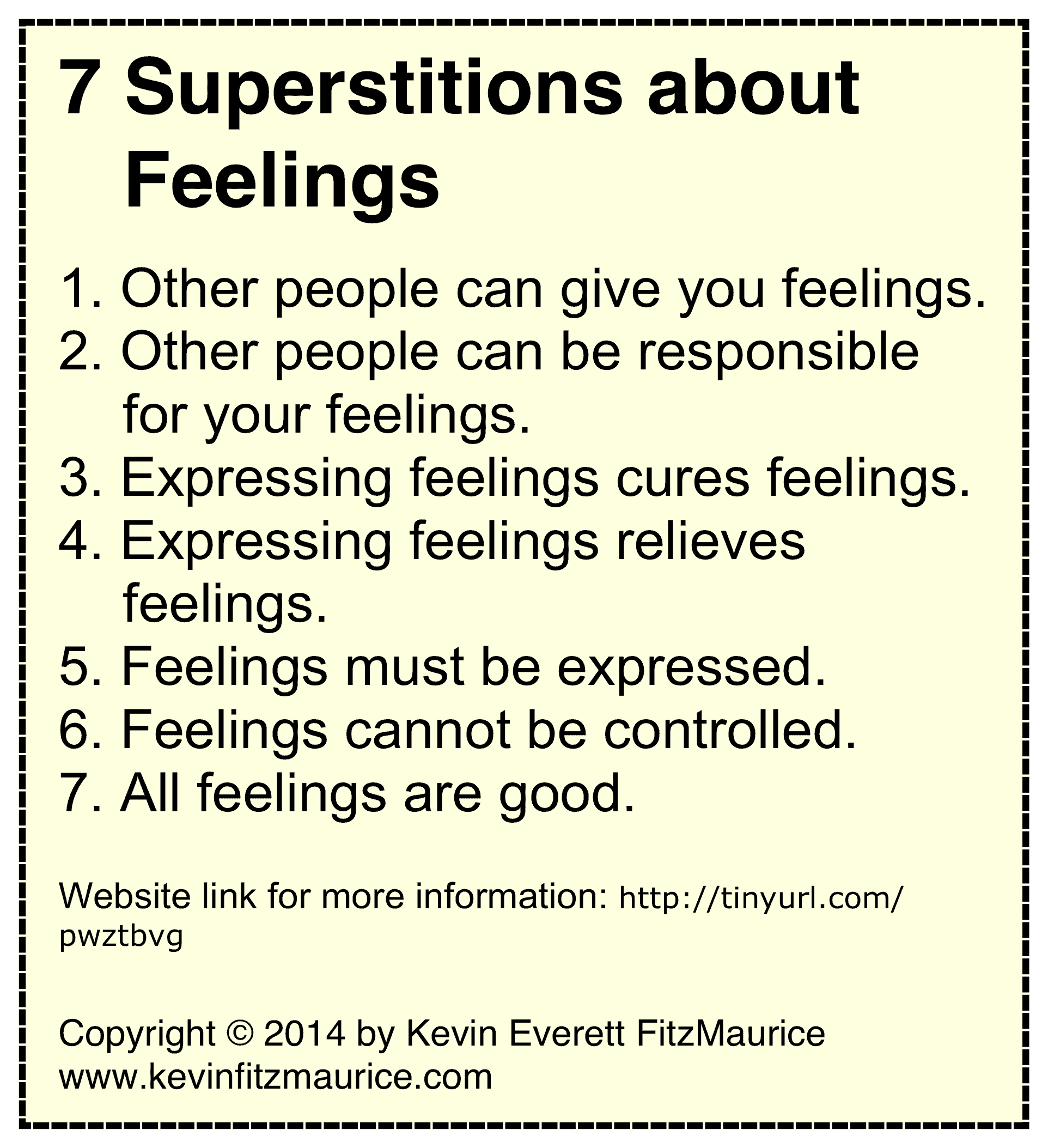 7 feeling superstitions