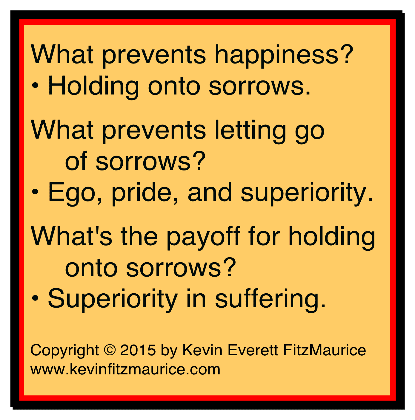 prevent happiness