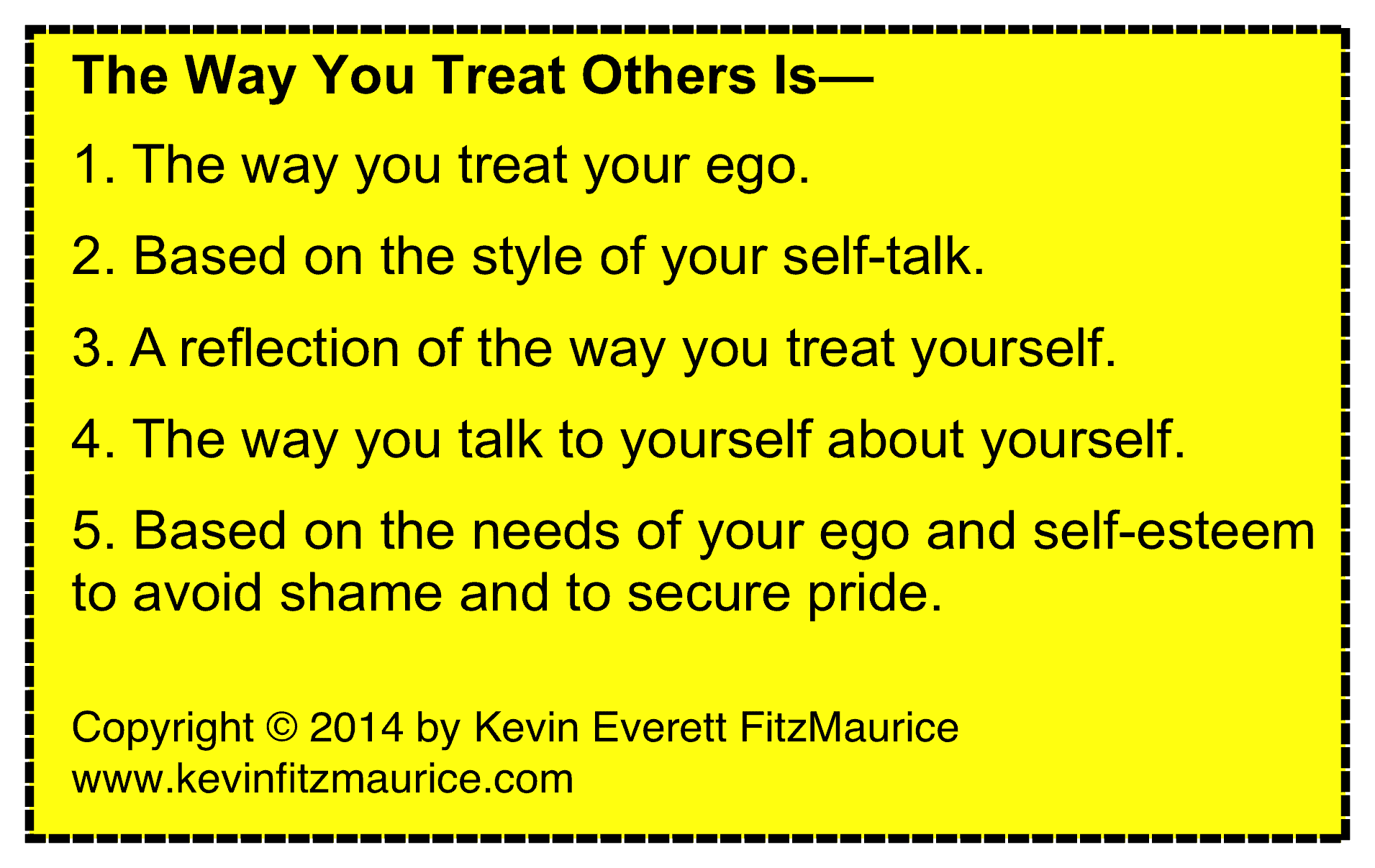 treat others like self