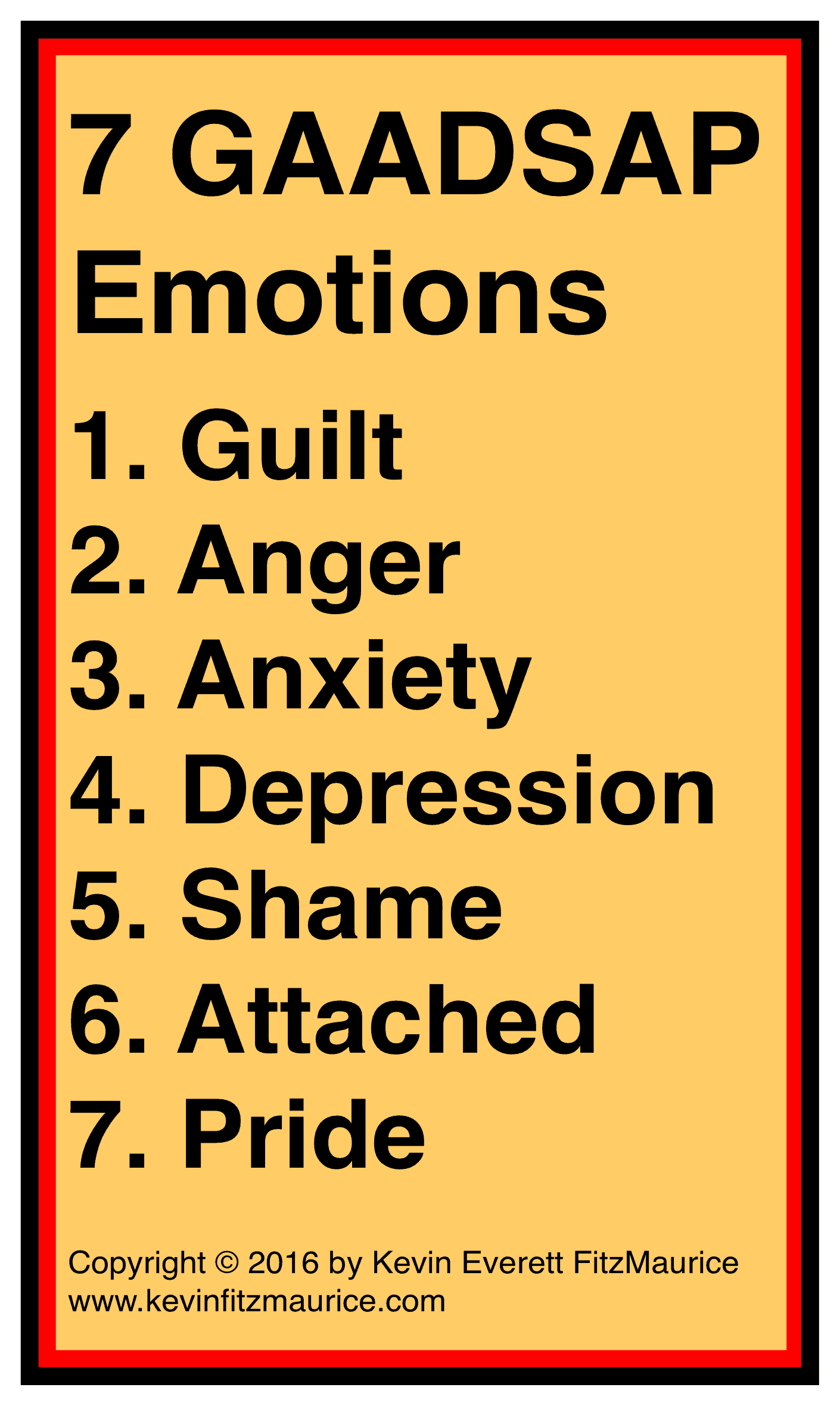 GAADSAP emotions
