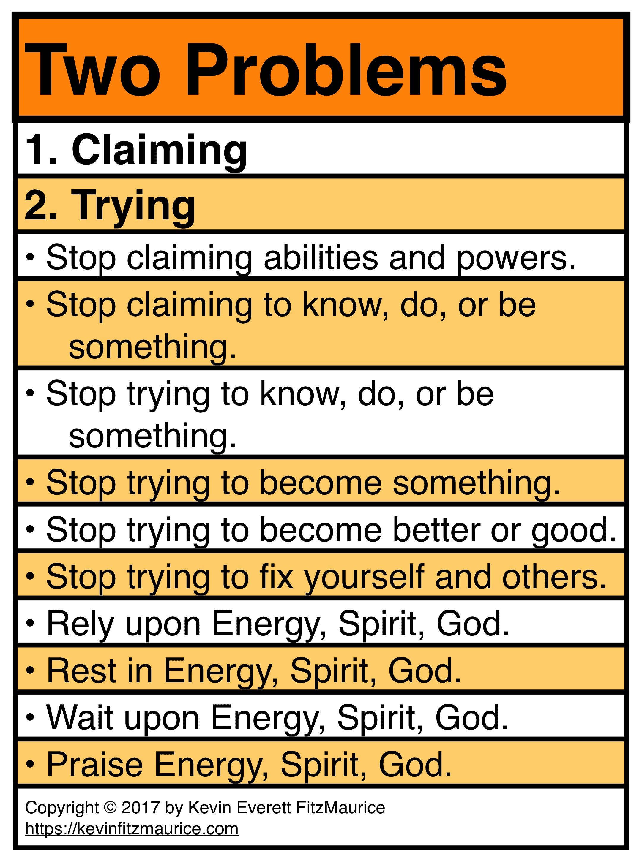 2 Problems of Claiming & Trying