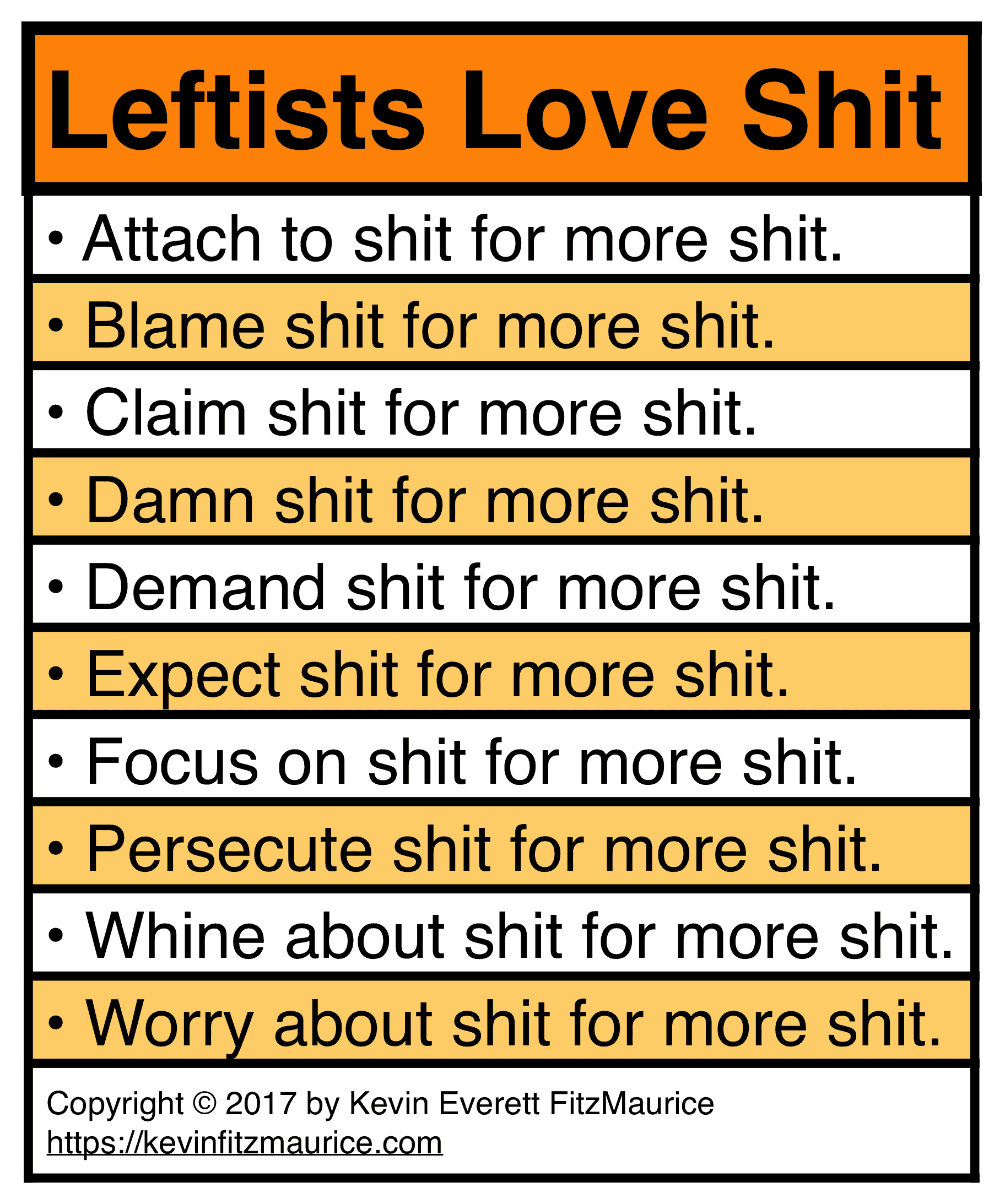 Leftists Love Shit