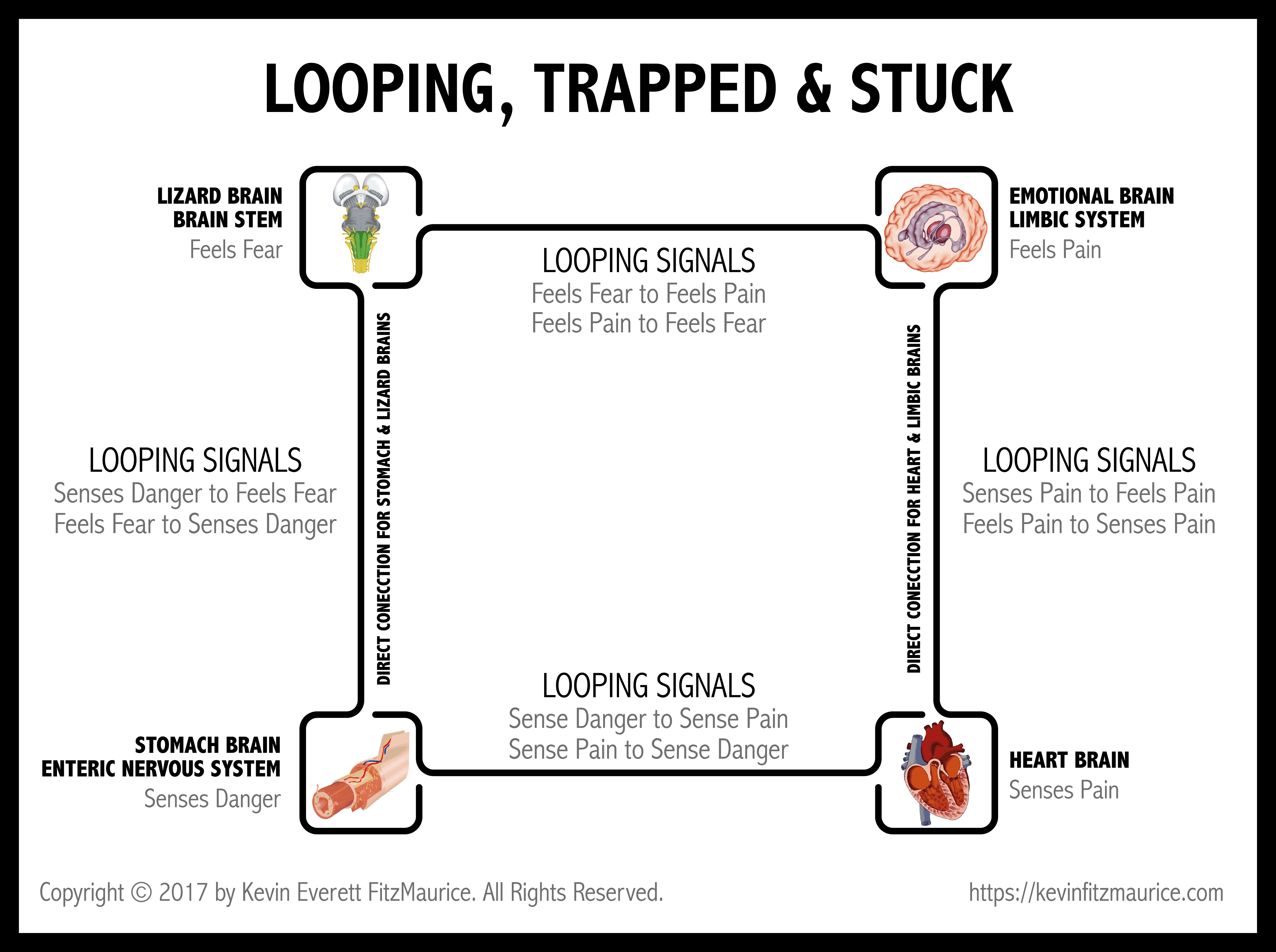 Diagram of Looping Brains Causing Problems