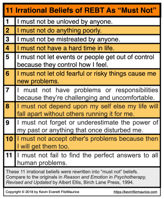 11 Irrational Beliefs 2 Remove 2 Do Better Now Enjoy