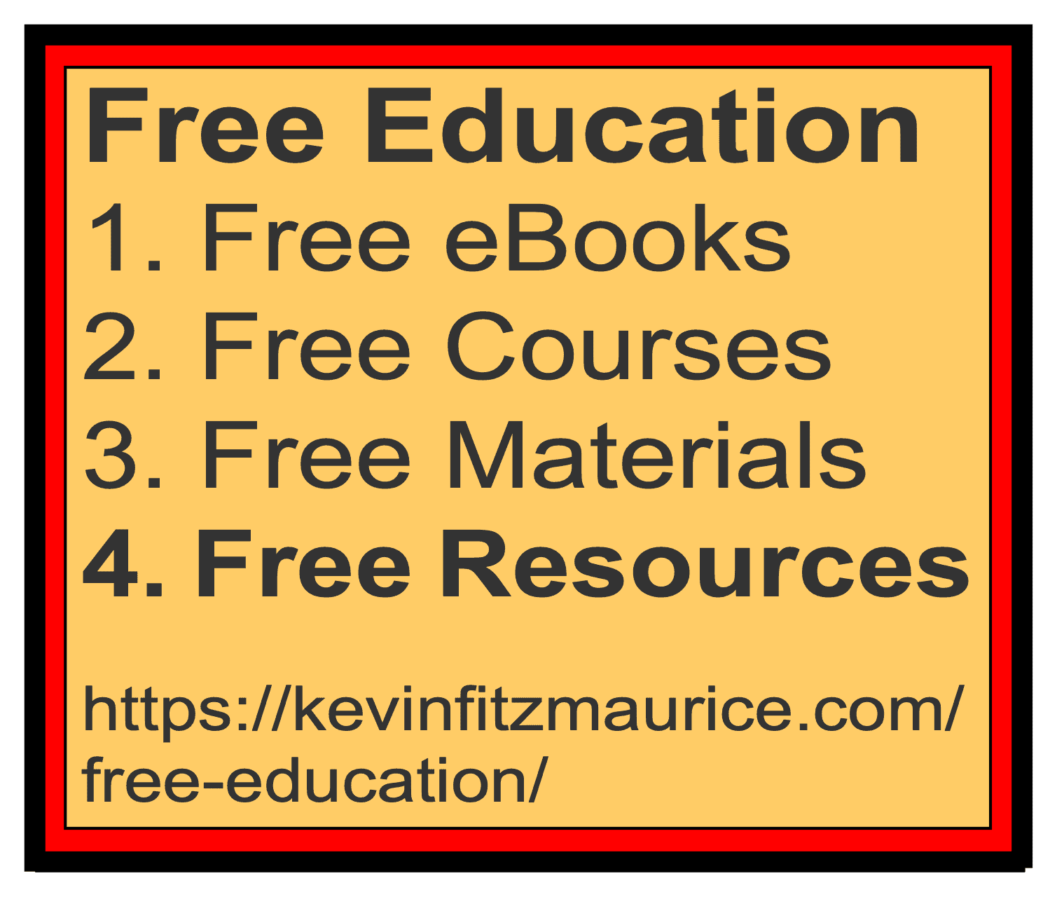 Free Education Lists for Resources