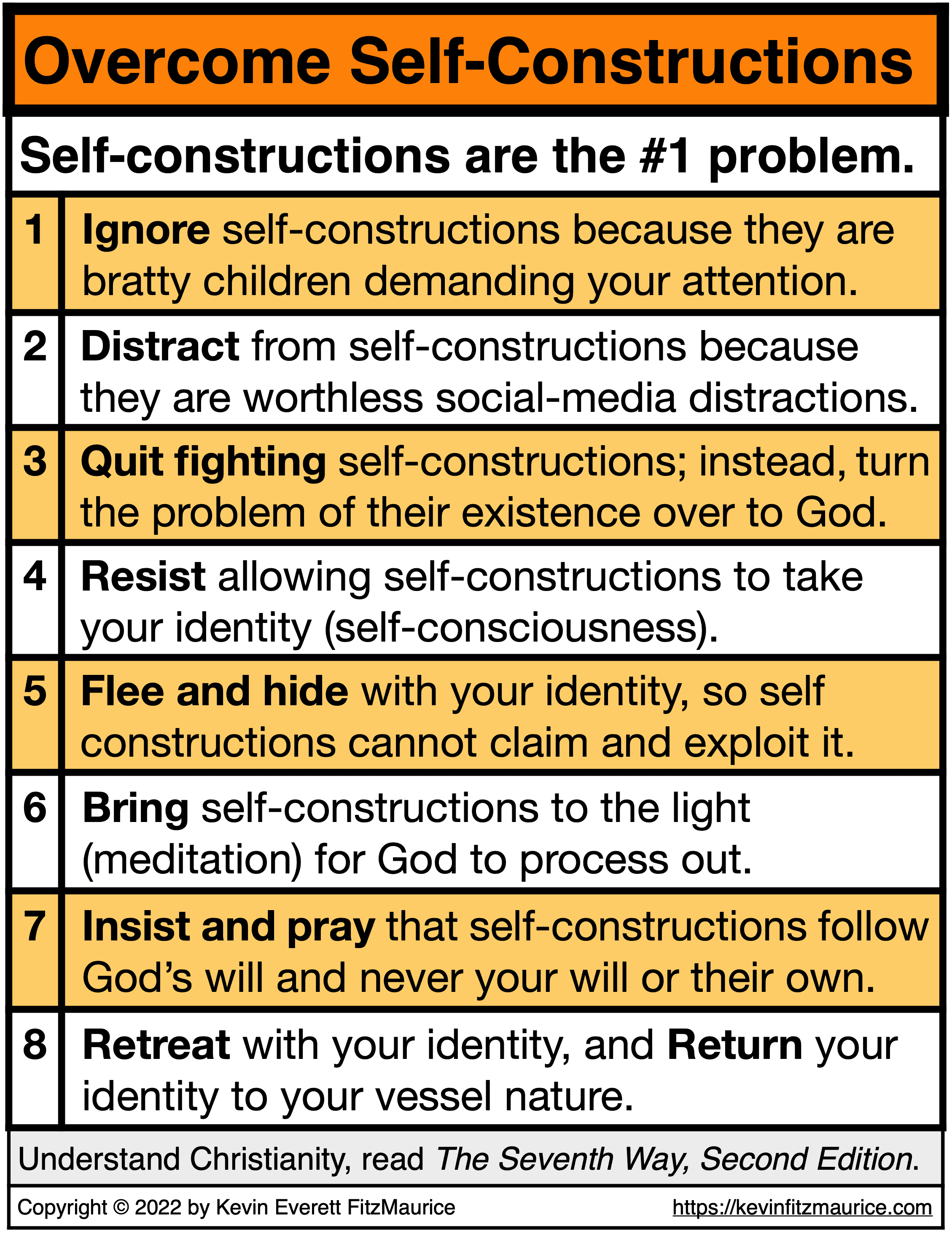 Overcome Self-Constructions 8 Ways