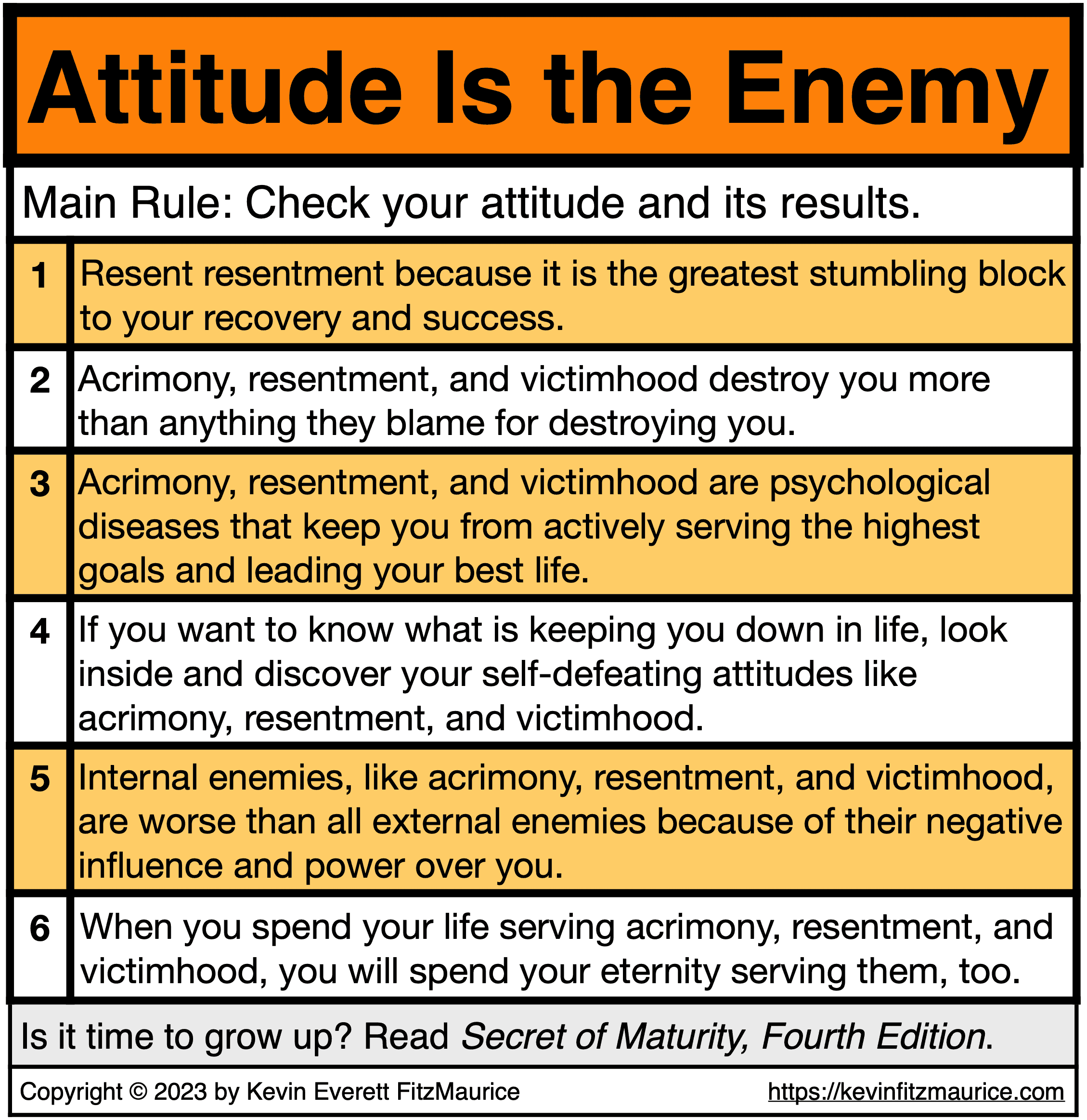 Attitude Is the Enemy or Friend of Your Life