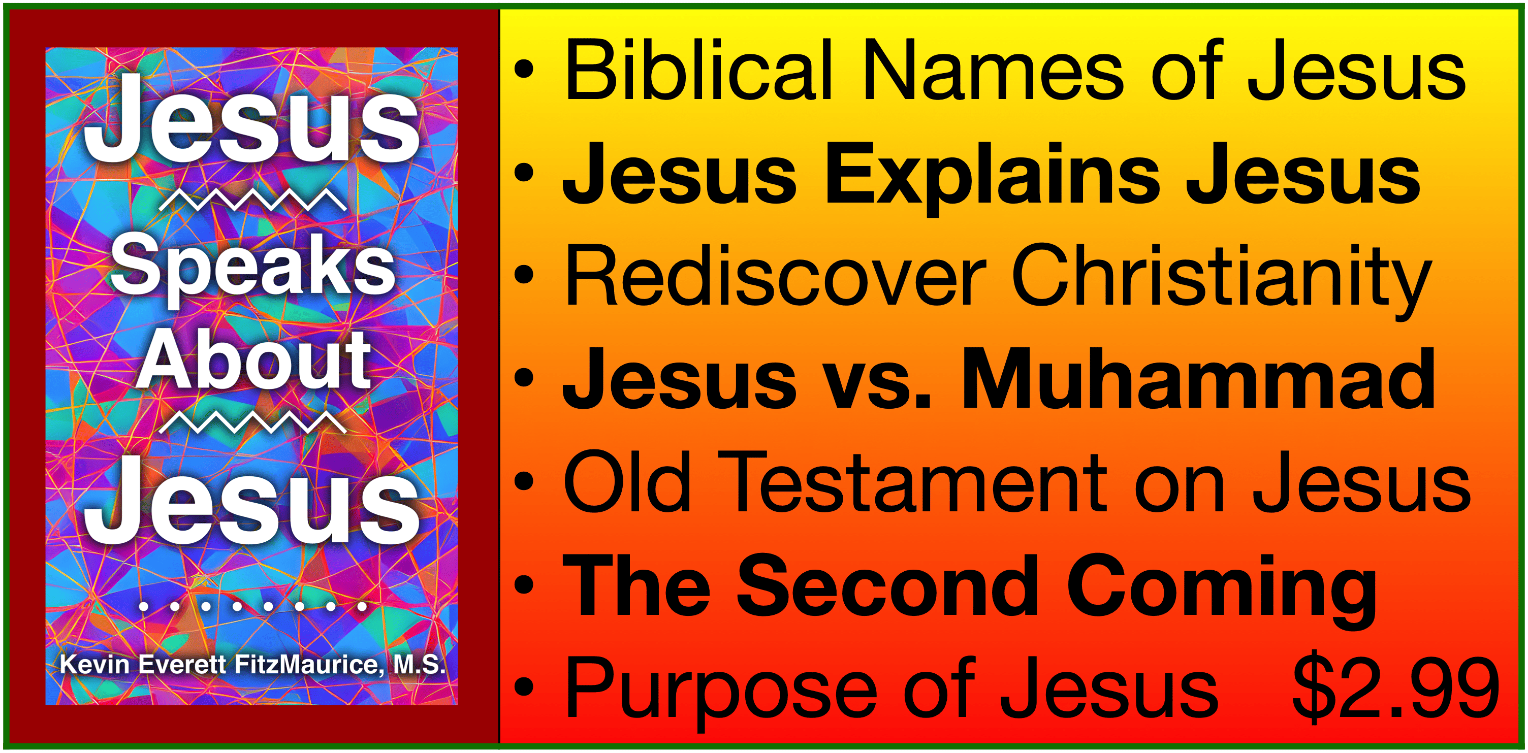 Jesus Speaks About Jesus Contents and book information.