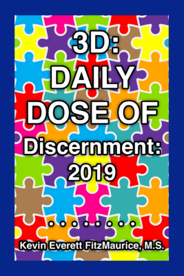 3D: Daily Dose of Discernment: 2019 Book Cover.
