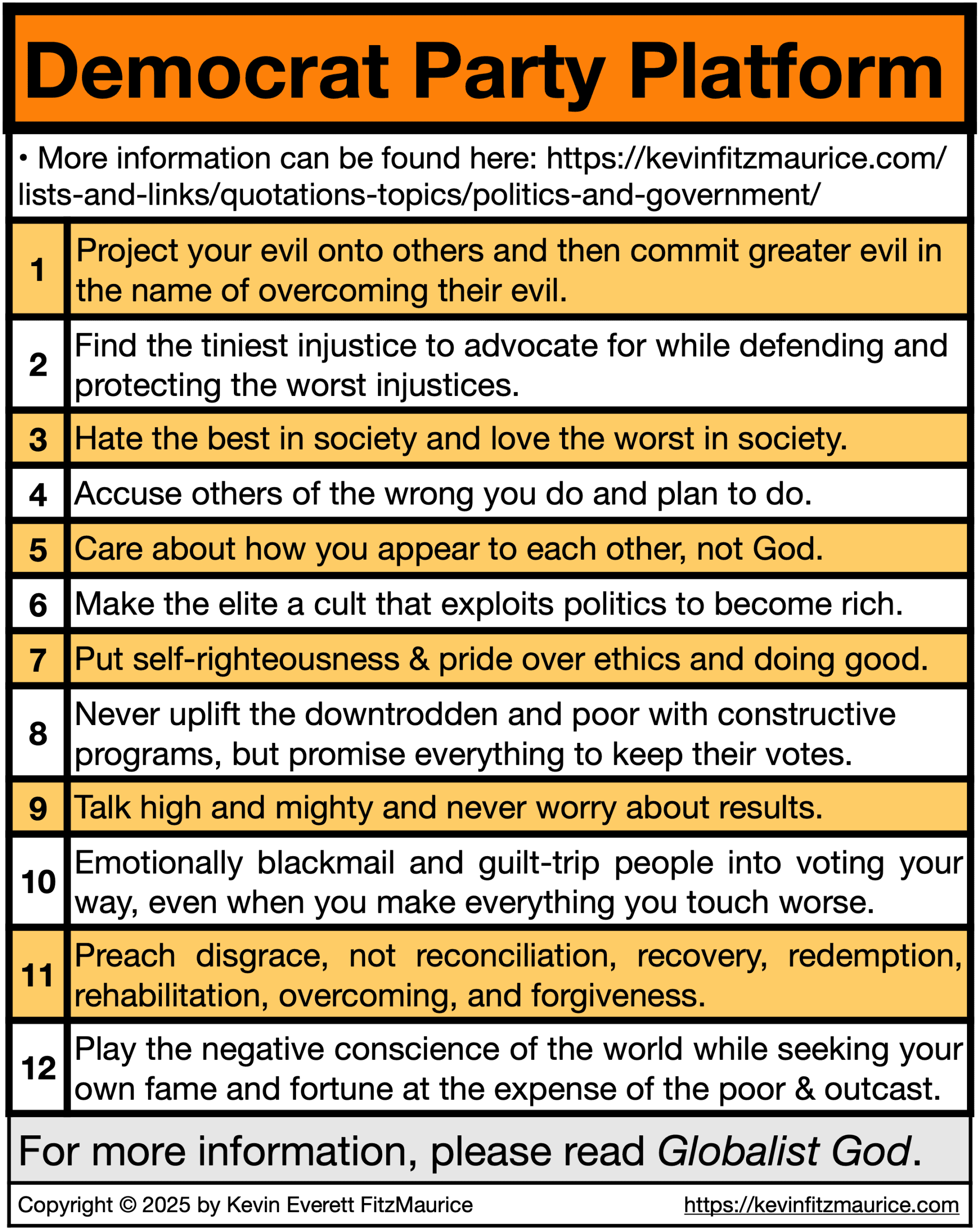 Democrat Party Platform USA 2026